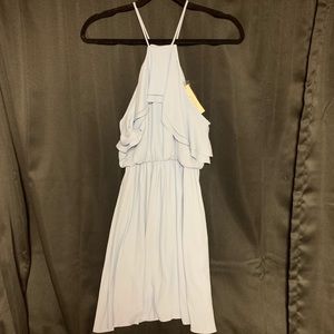 New light blue flowy spring or summer dress